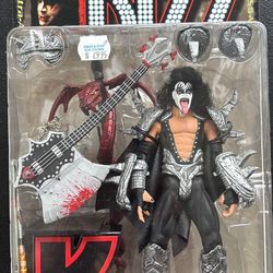 KISS ACTION FIGURES AND BONUS GIBSON ACE FREHLY MASTER PACK