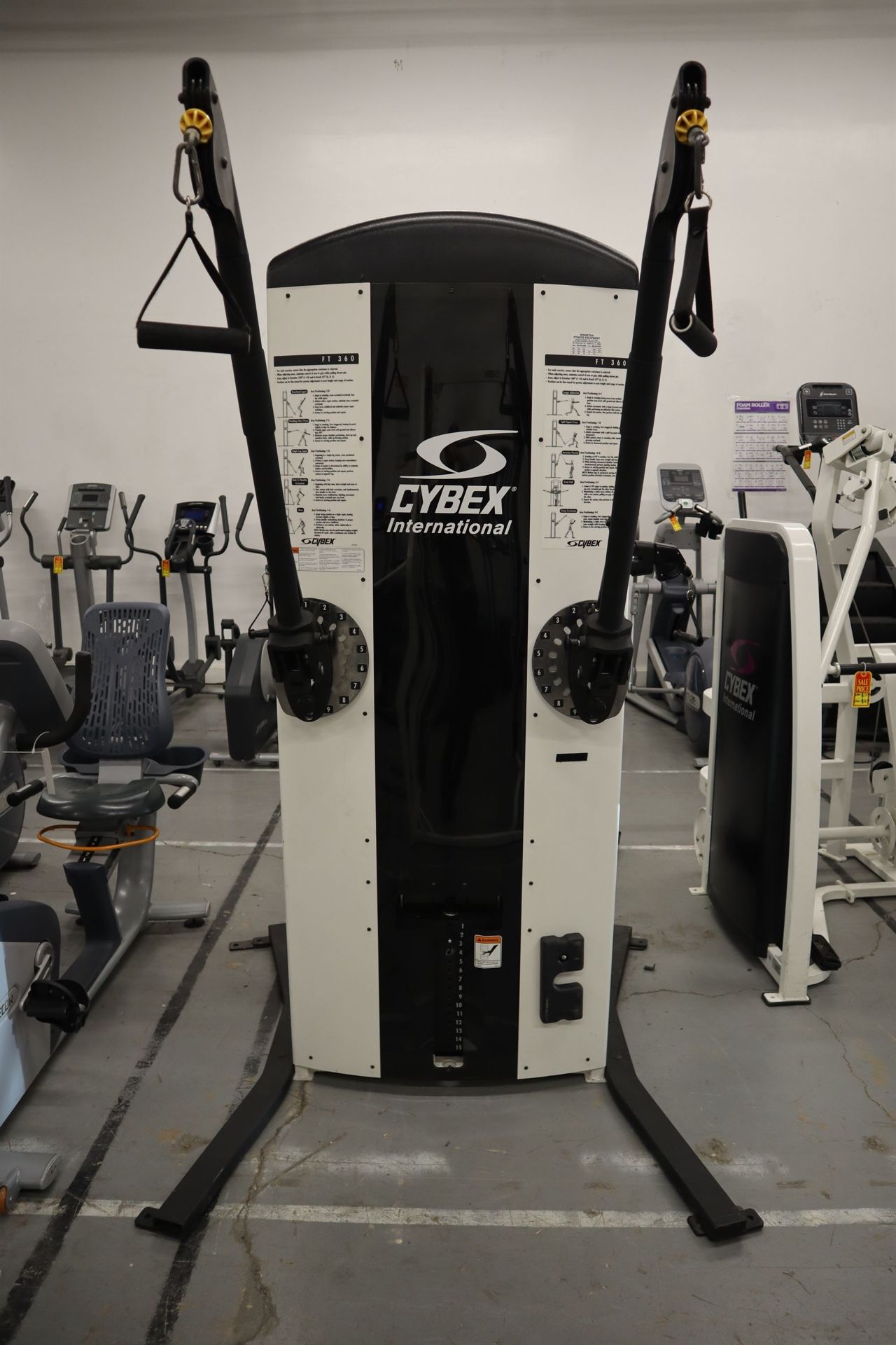 Used Cybex FT 360 Cable Crossover Functional Trainer Single Stack