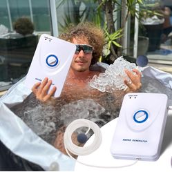 Ozone Generator for Cold Plunge Tub Ice Bath Tub with Timer Ozone Generator Water Keep Cold Plunge Tub Clean for Longer, Cold Plunge Filter Hot Tub, S