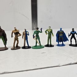 DC Comic Book Batman Miniature Figures Kids Toys Monster Figs Cake Topers Game Pieces Marvel