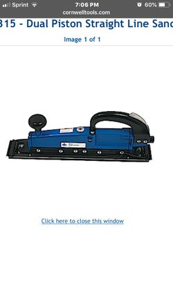 Cornwall Dual piston straight sander