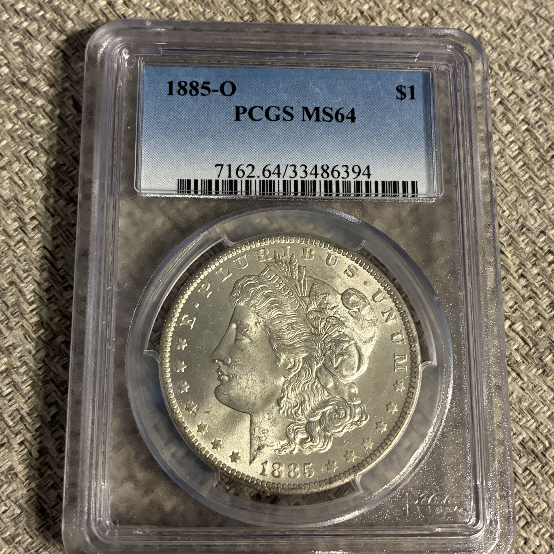 1885O Morgan Silver Dollar MS64