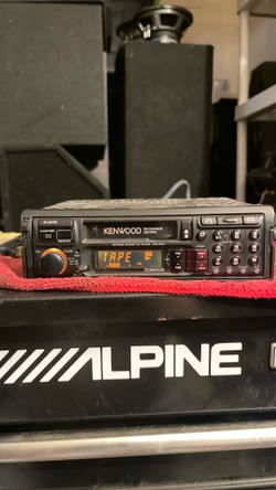 Kenwood old school pullout tape player cd changer controller krc-810