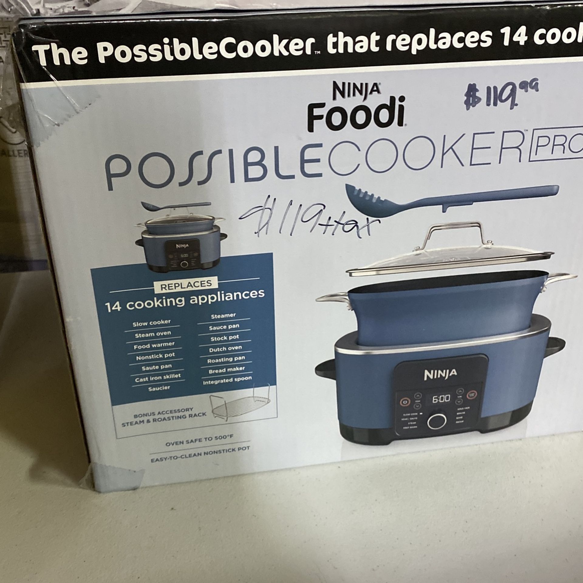 Ninja Foodi Cooker Pro All In New In Box - Main Image
