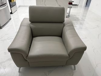 Modern leather grey  3 piece set