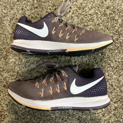 Nike Air Zoom Pegasus 33 Women’s Running Shoes Purple Smoke 831356-500 Size 8