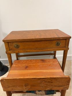 Vintage Desk with Bench