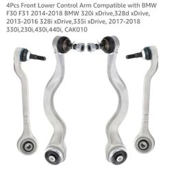 4Pcs Front Lower Control Arm Compatible with BMW 2014 - 2018