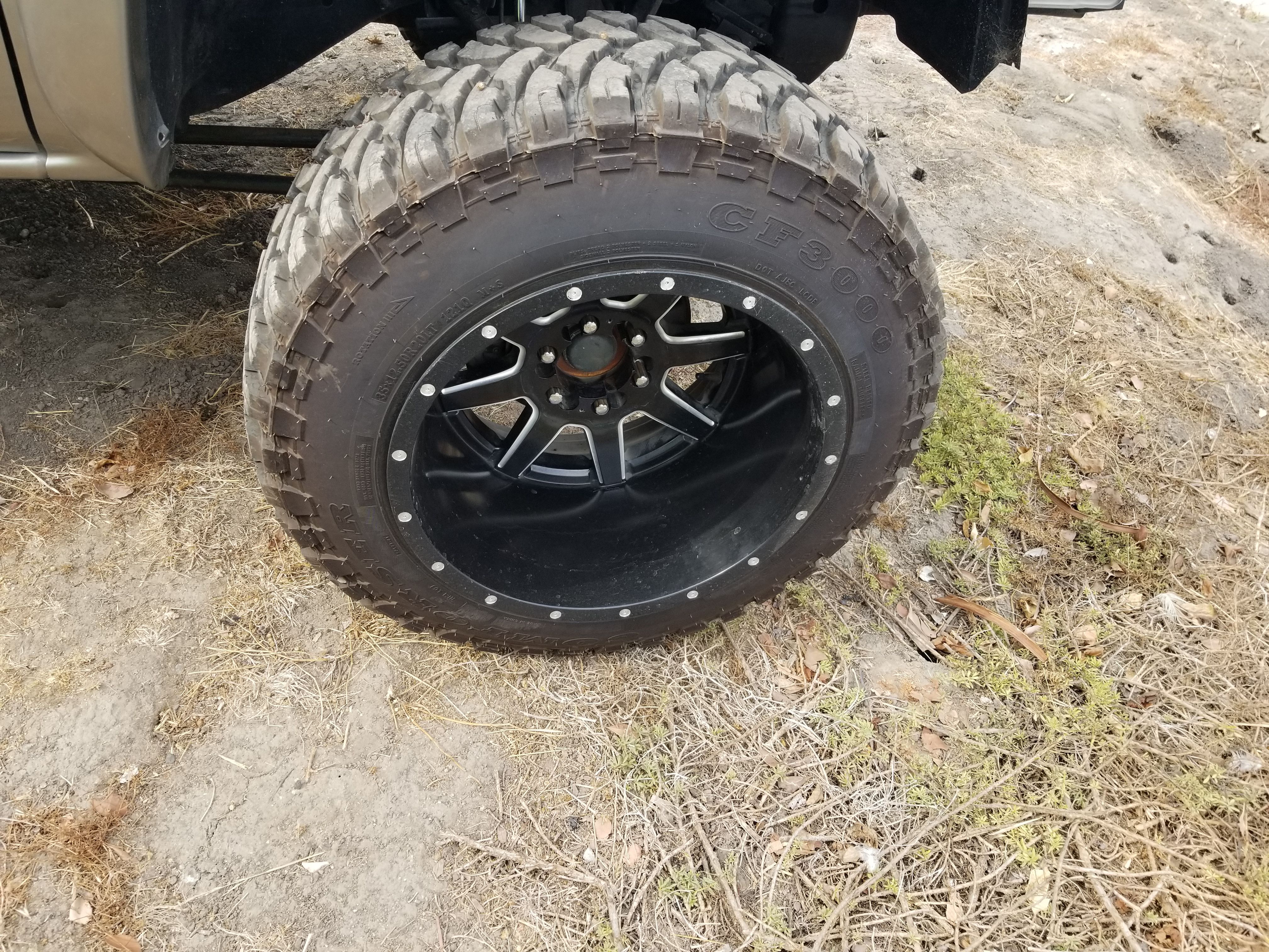 20x14 wheels on new 35" Tires
