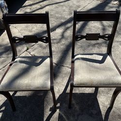 Antique Regency side chairs