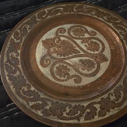 Early 1900s Handmade Plate ...I Think It's Turkish