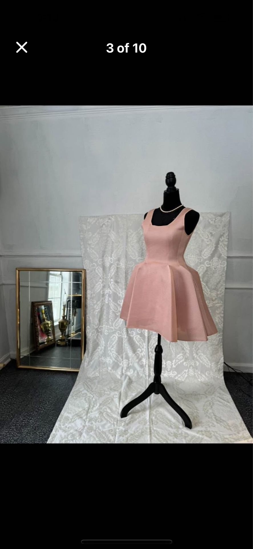 πBlush Pink Sleeveless Fit & Flare Dress - Feminine, Flirty & Timelessπ