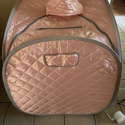 Portable pink sauna