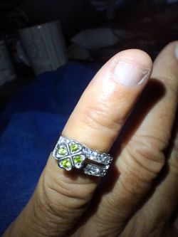 . 925 Clover 🍀 Ring Size 7