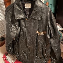 Leather Jacket Harrahs Las Vegas XL
