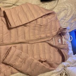 Pink Puffer Jacket Size Small