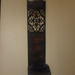2 Metal Candle Holders 