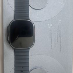 Apple Watch Ultra 3 49mm Black titanium black ocean band
