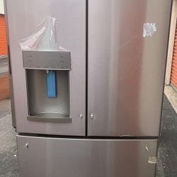 GE 3 Door Refrigerator 