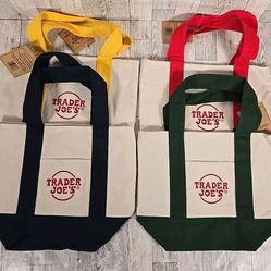 Trader Joe’s Mini Tote Bags: A Set Of 4 For $40