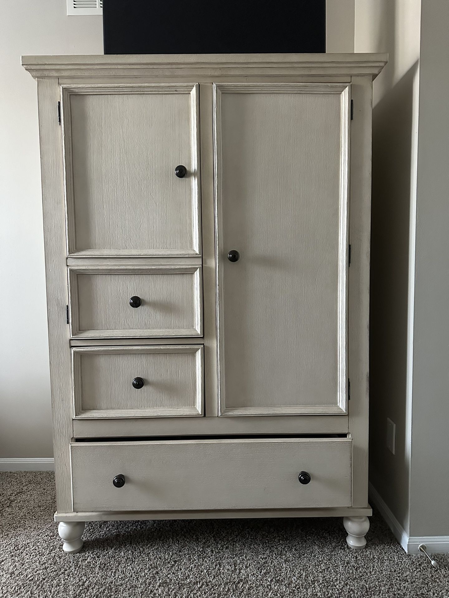Armoire Dresser/ Wardrobe With Selves 