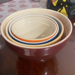 CRATE & BARREL  mixer Bowls 