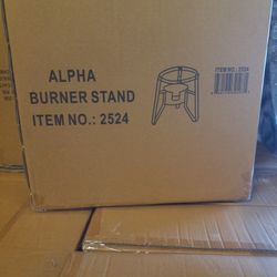 Portable Gas Burner Stand for Outdoor Cooking, Fits Single Fryer, Camping & Backyard Use