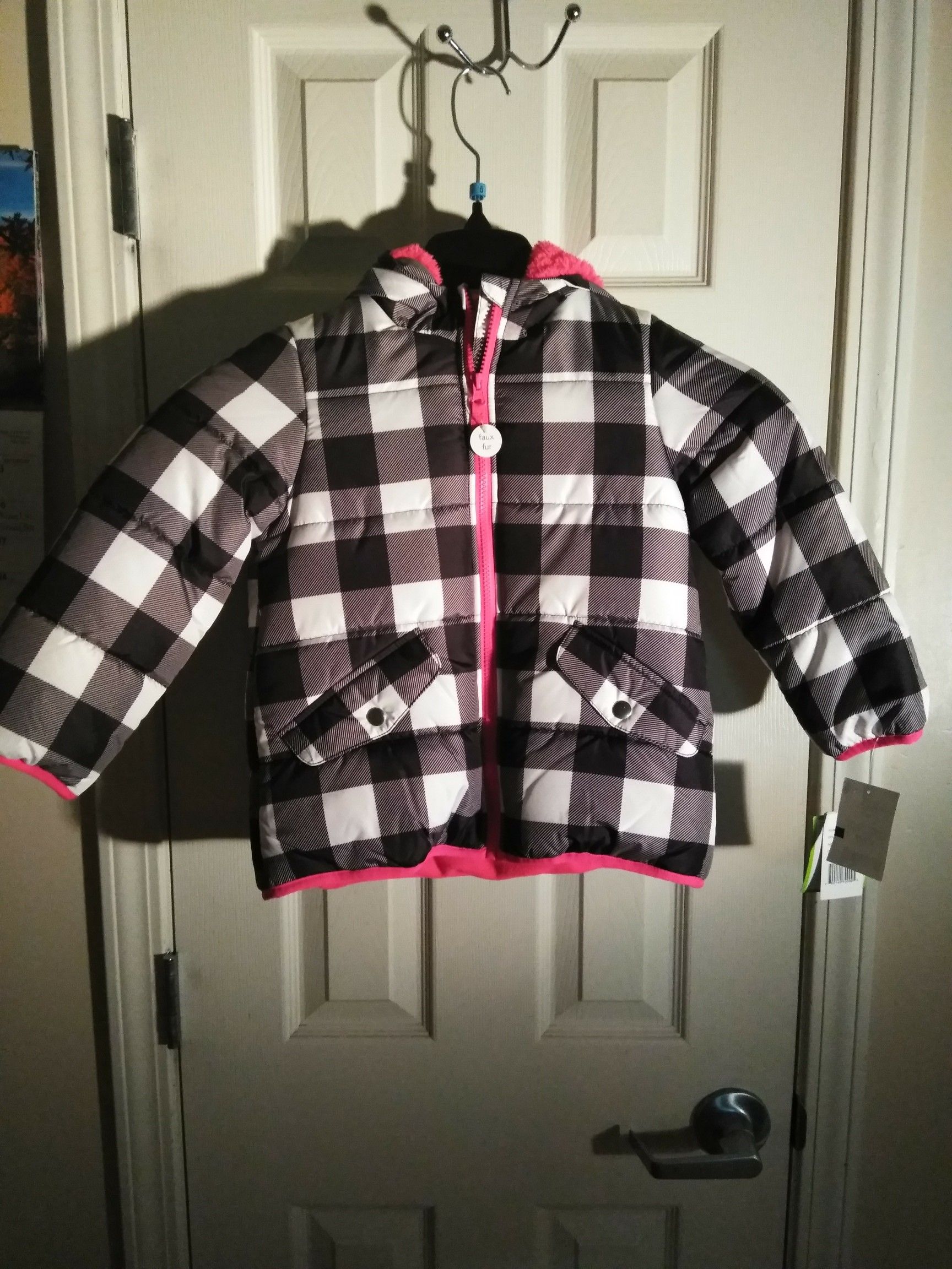 New Carter's (M) or 5-6 size girl coat