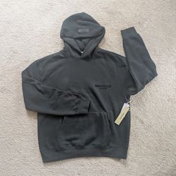 Fear Of God Essentials Hoodie Stretched Limo Brand New Size Medium