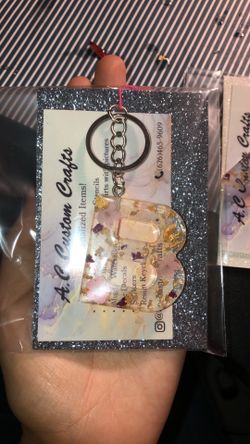 Letter keychains