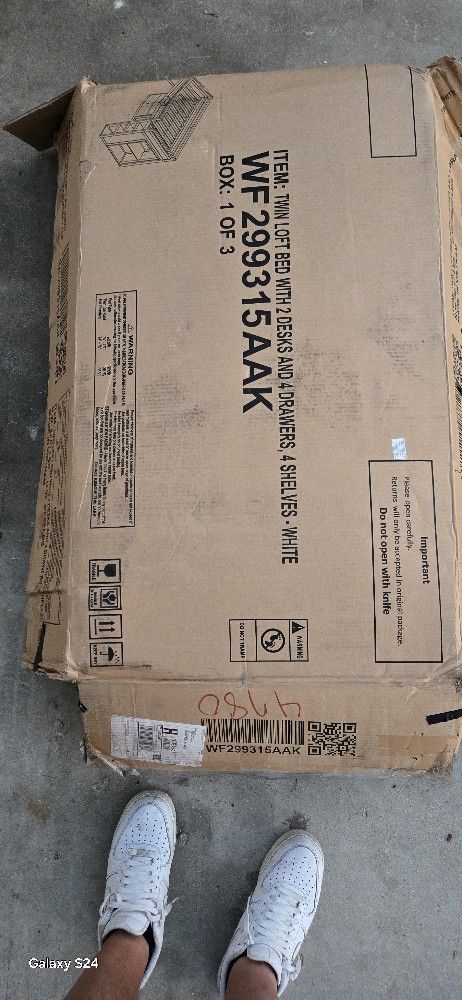 Loft Bed With Desk ,brand New In The Box