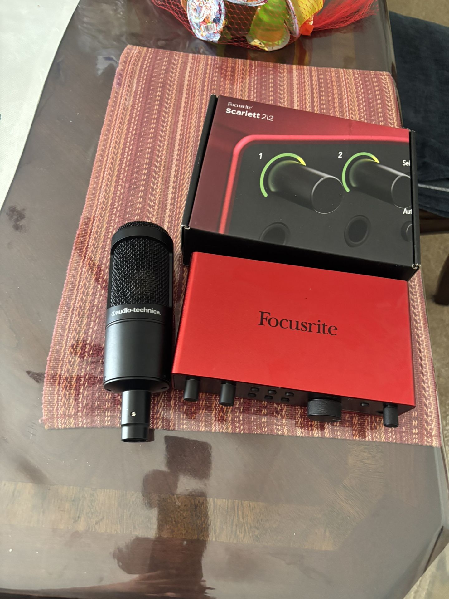 Focusrite 2i2 4th Gen And At2035 Microphone
