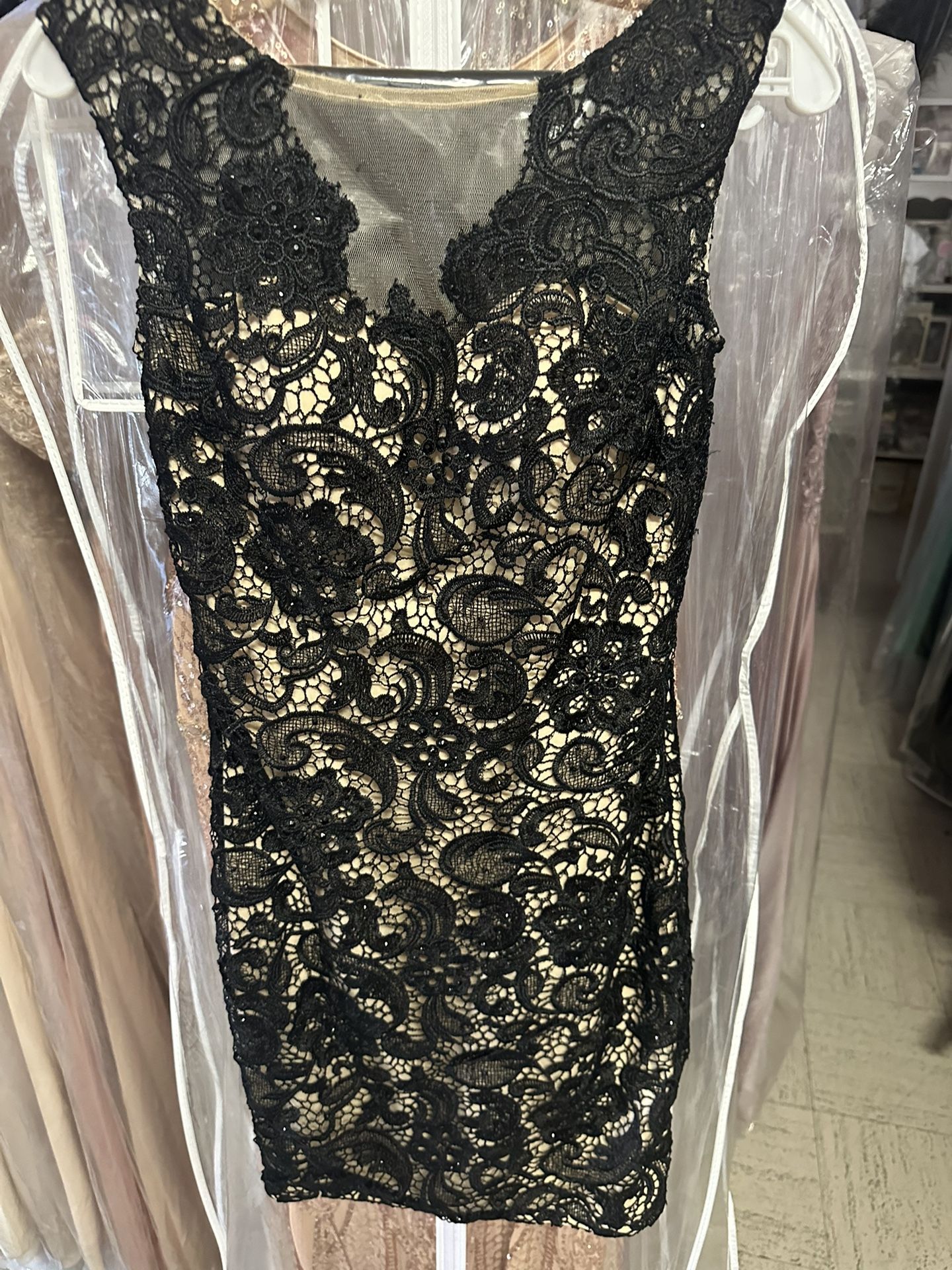 Black Lace Dress