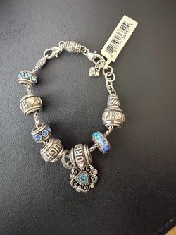 BRAND NEW Authentic Brighton ABC’s Slide Charm Bracelet J36390