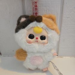 Baby Three Plush Keychain