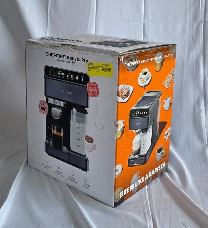 Chefman Barista Pro Espresso Machine – Open Box, Used Water Tank