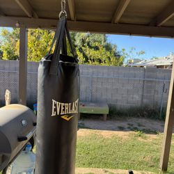 Boxing Bag And Gloves 