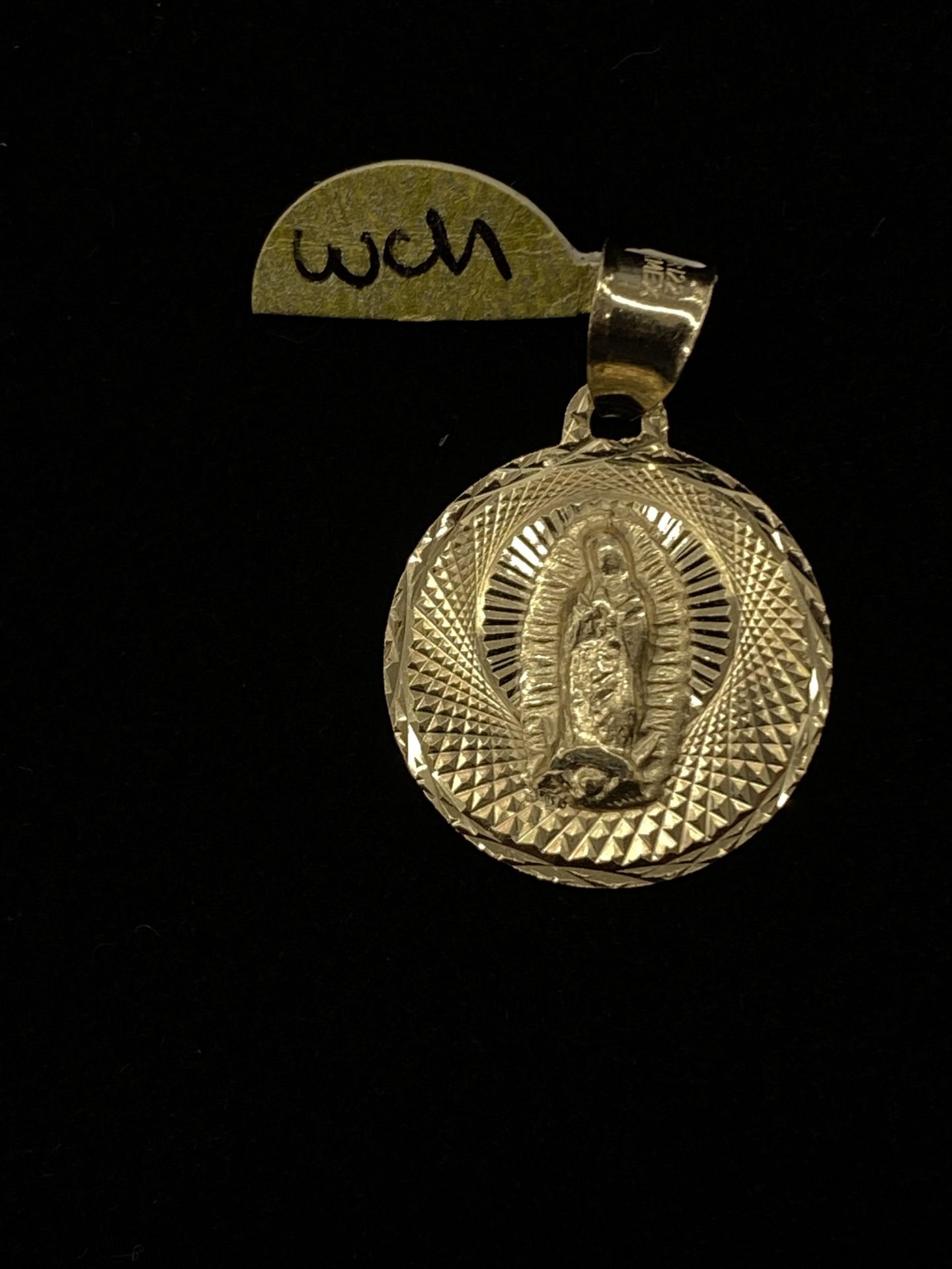 $150 Yellow Gold Virgin Mary Charm