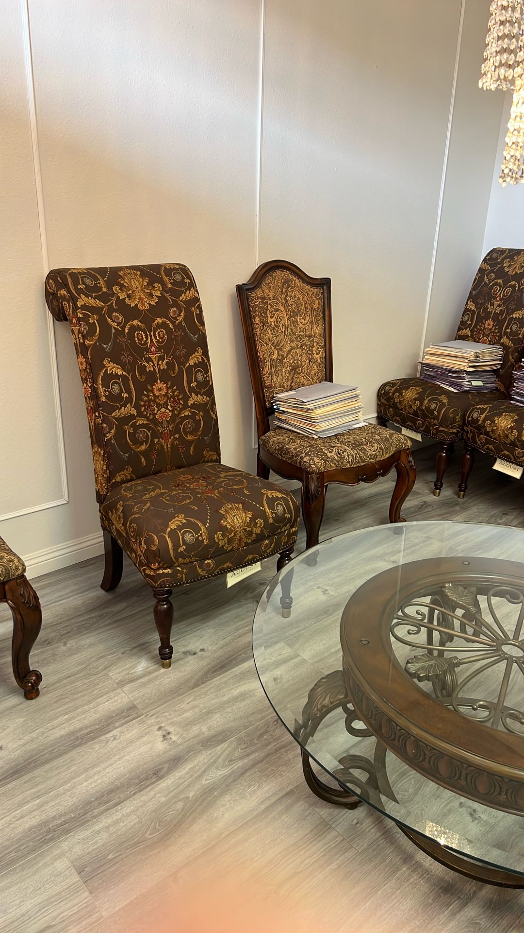 Lillian August Designer Chairs – Pair (Excellent Condition)