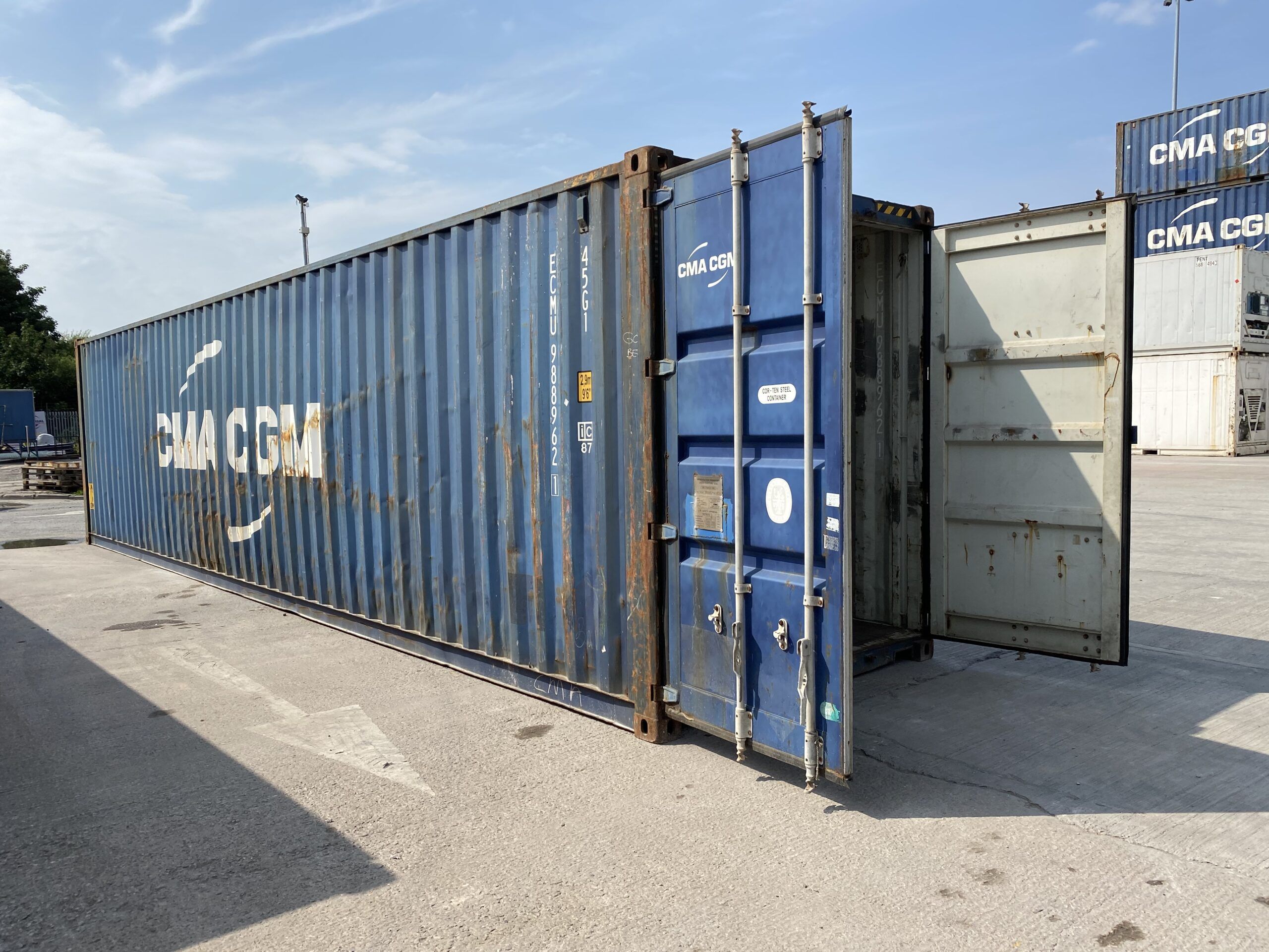 Shipping Container Mass 20ft and 40ft Used Shipping Container Available in Boston, MA for Sale ...