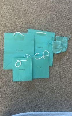 Tiffany & Co. shopping bags x6