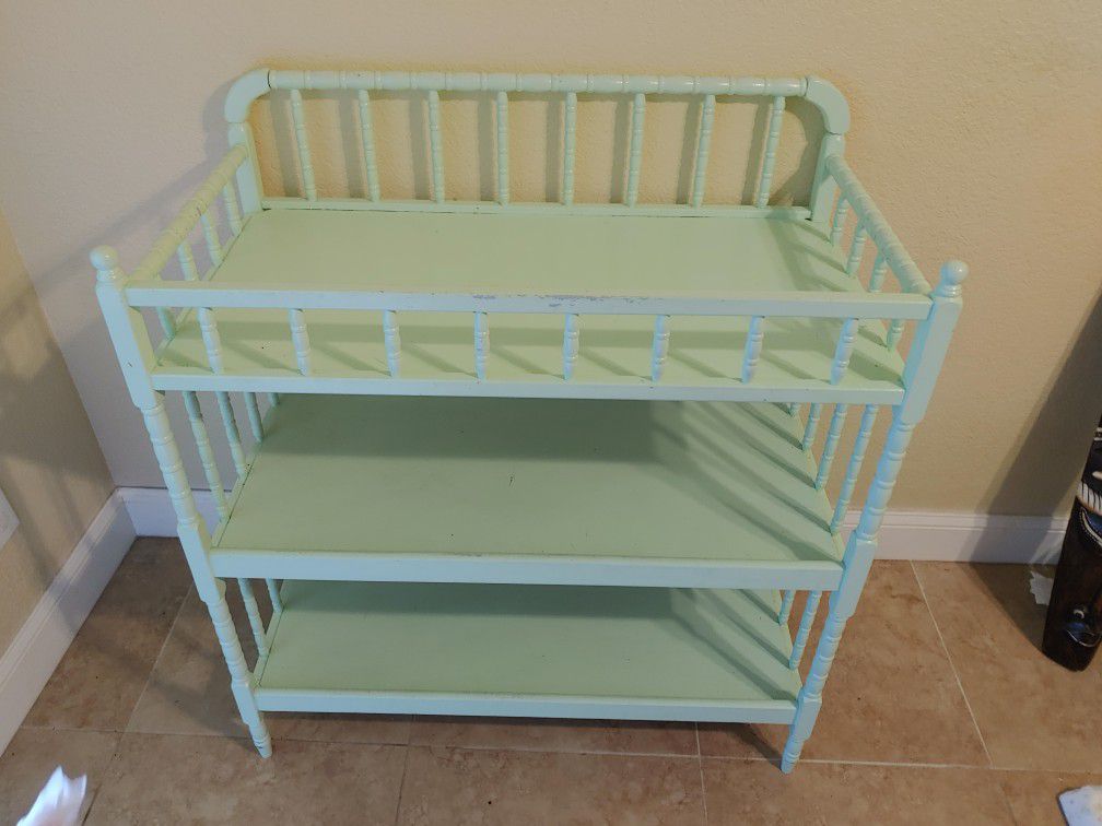 Hand painted changing table