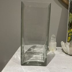 Glass Square Vases (7) Great For Weddings