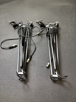 Gator Desk-Mounted Broadcast Microphone Boom Arm 2-Pack