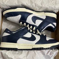 Nike Dunk Low Vintage Navy Size 7W