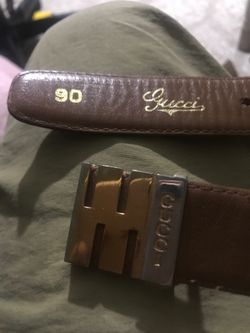 Vintage Gucci Leather Belt