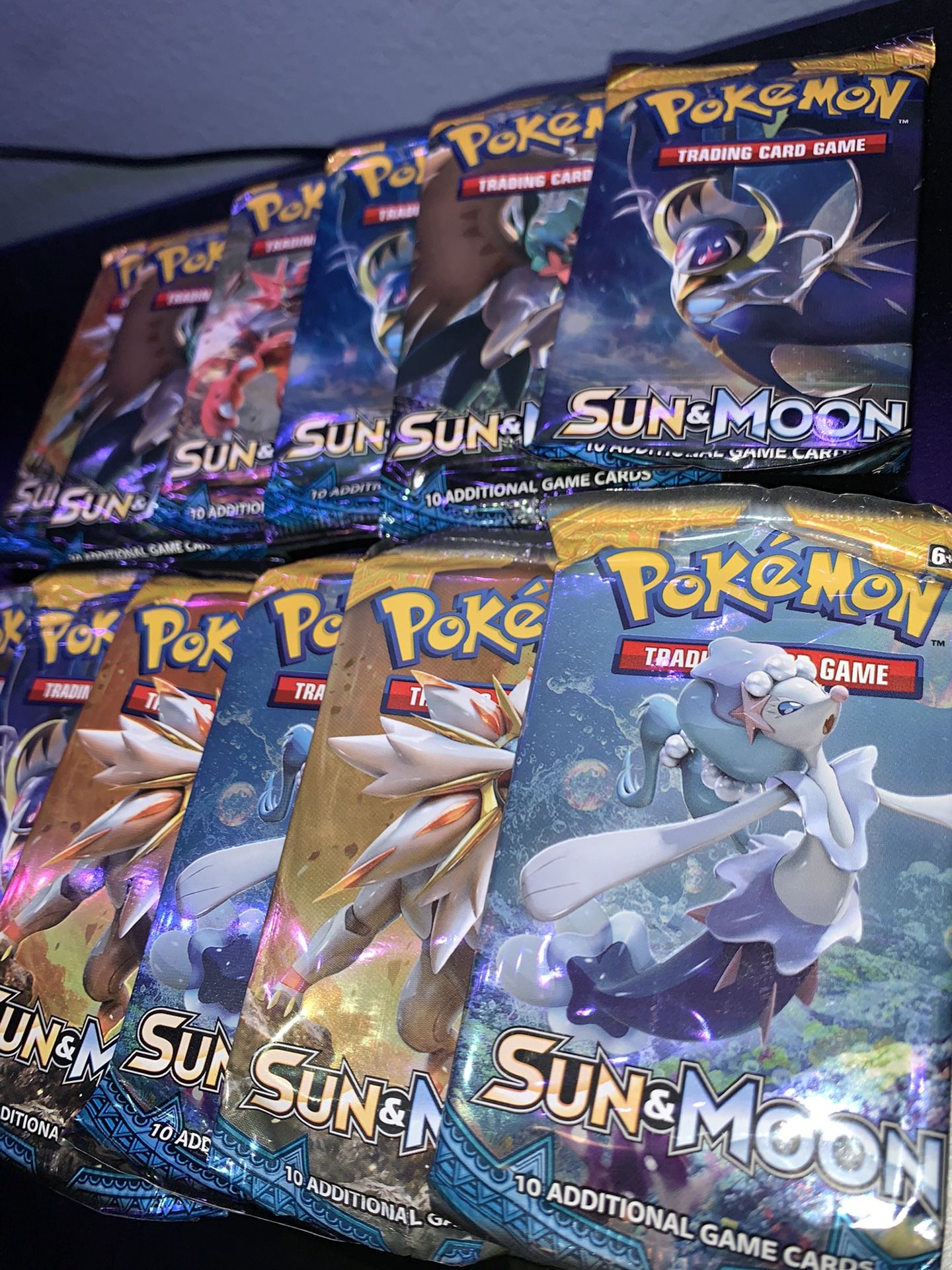 💥POKEMON Sun and Moon booster packs x40💥