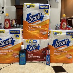 $25 Toilet Paper And Papertowel Bundle