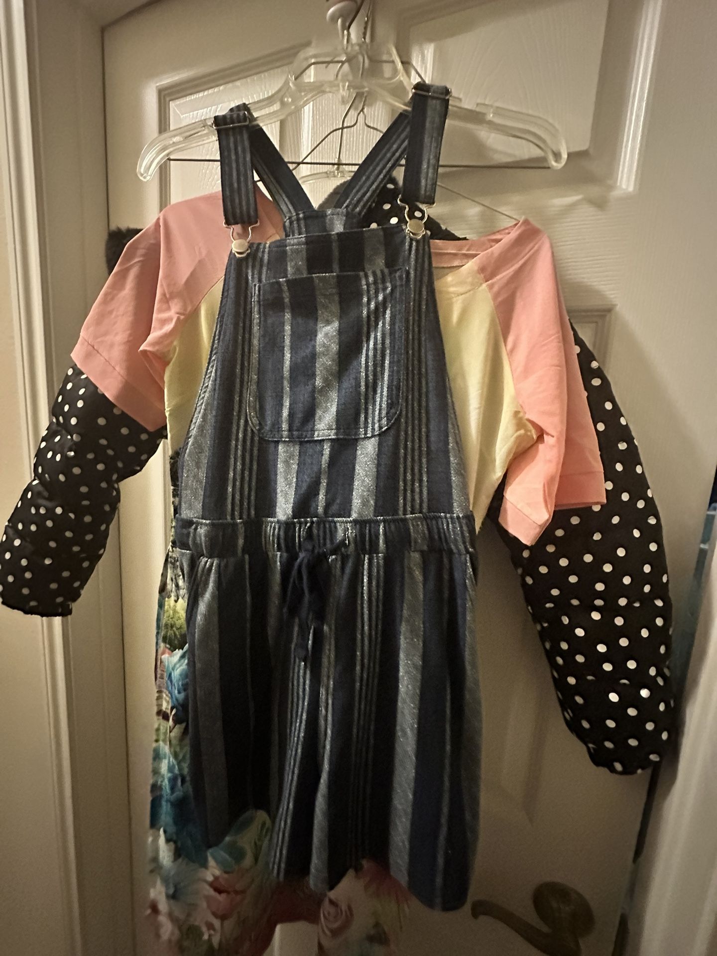 Stylish denim overalls & Tunic Dress