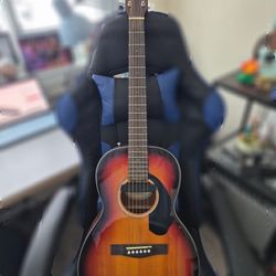 Fender CP-60S/3TS Parlor Guitar with Fishman Sound Hole Pickup